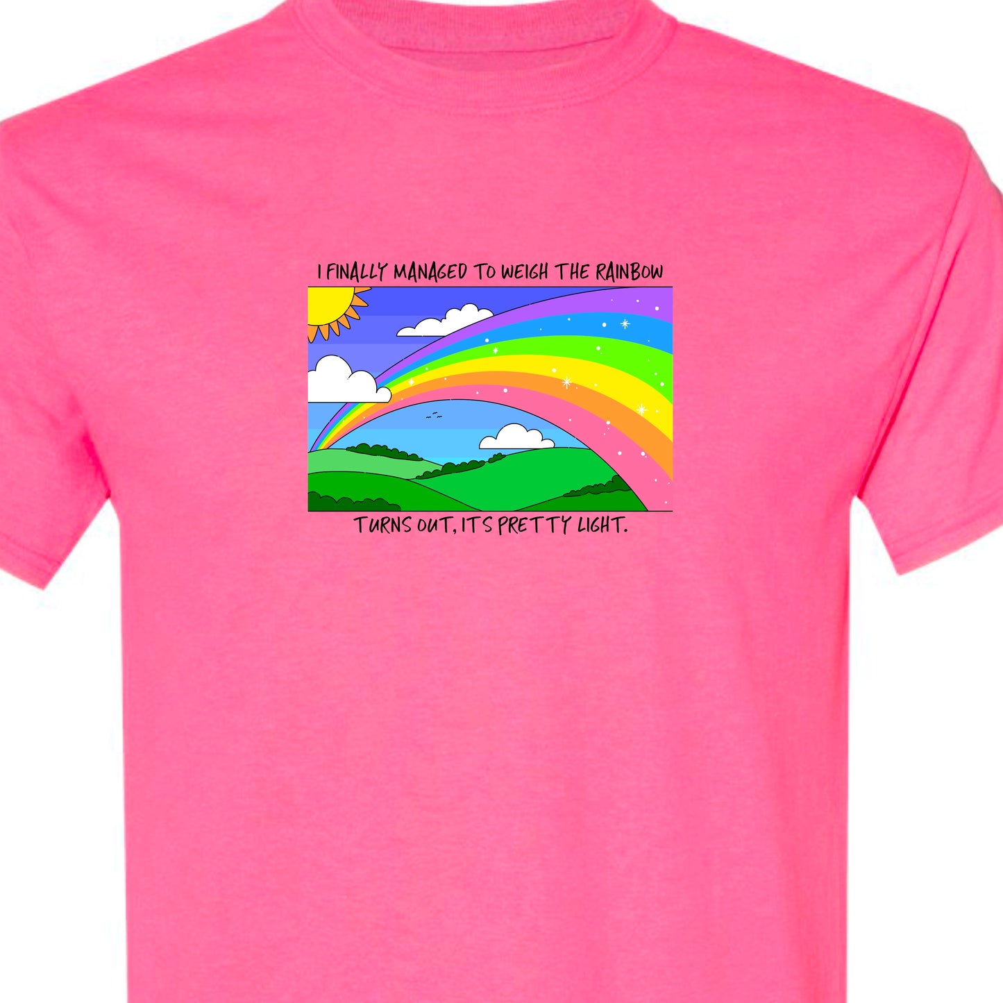 Weigh the Rainbow Short Sleeved TShirt