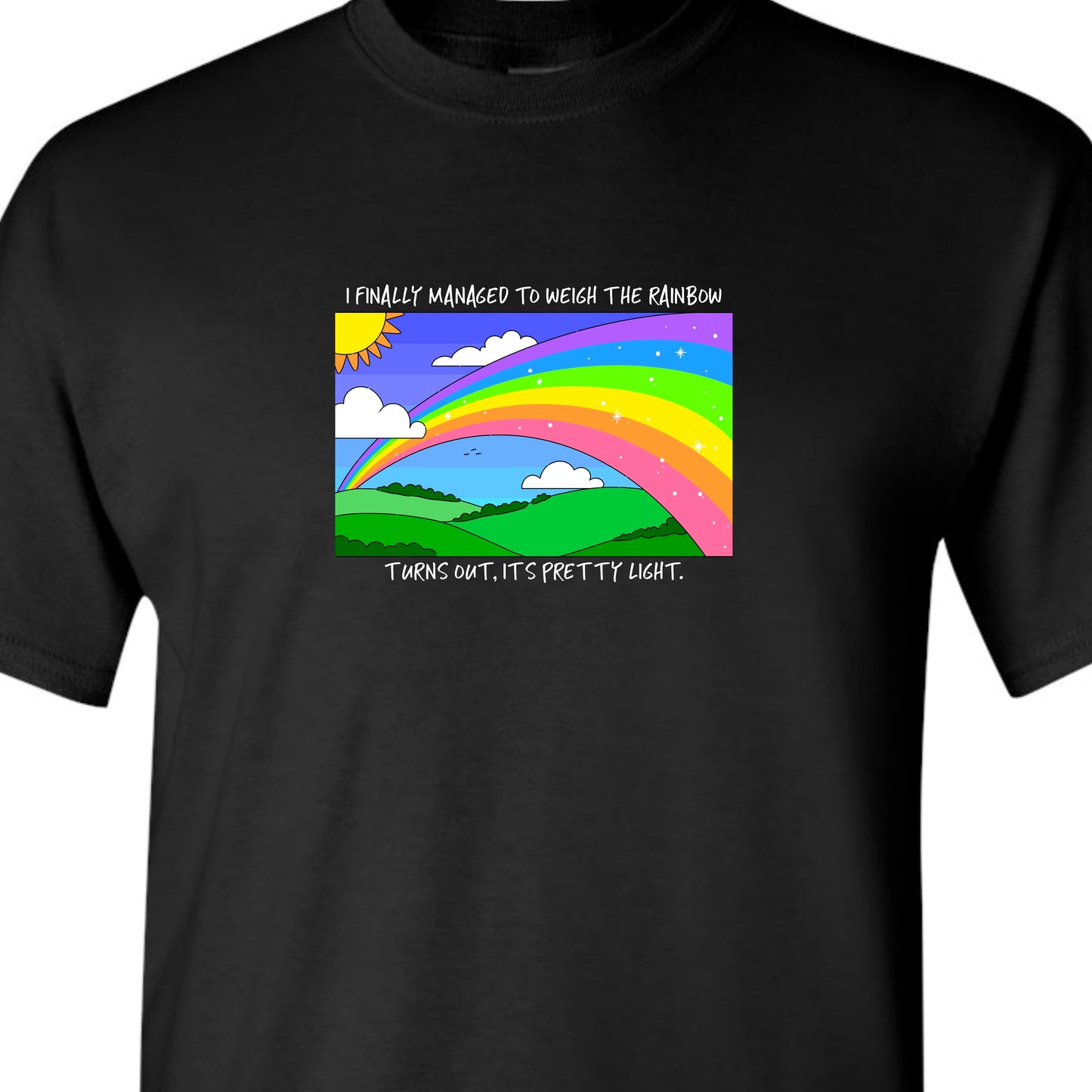 Weigh the Rainbow Short Sleeved TShirt